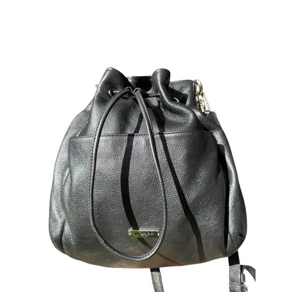 Coach Handbags - COACH Avery Bucket Drawstring Crossbody Pebbled Leather Bag #F27003